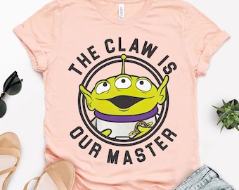 Camicia Disney Toy Story, Alien The Claw è il nostro maestro T-shirt, T-shirt in colori comfort, Camicie regalo di compleanno, Magic Kingdom Disneyland Family Trip