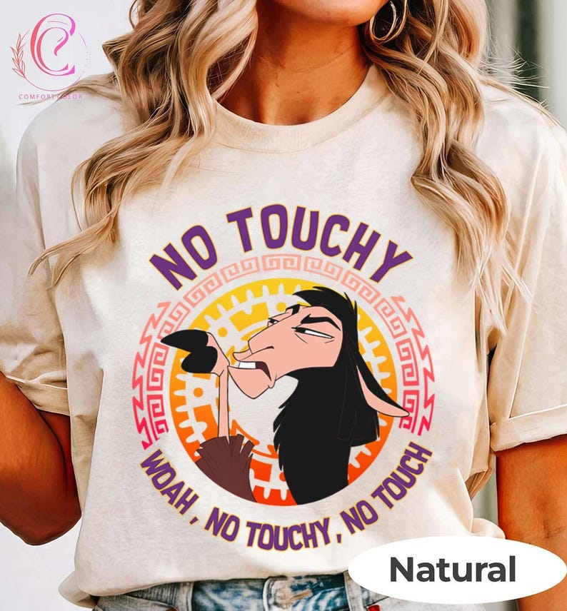 Kuzco Llama No Touchy Shirt, Emperors New Groove Funny Quote Tee, Woah ...