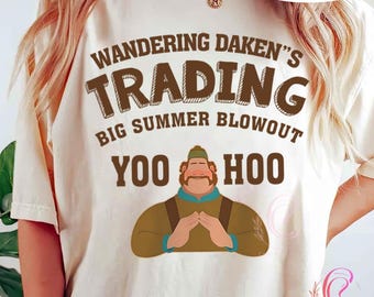 Retro Wandering Oaken Trading Post sauna shirt, Disney Frozen shirts, Magic Kingdom shirt, Disneyland familie-uitstapje, T-shirt verjaardagscadeau