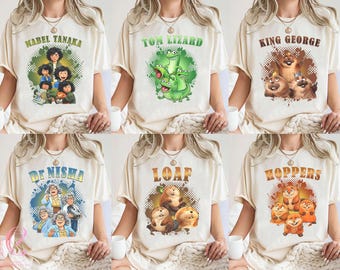 Hoppers Film Shirt, Pixar Hoppers T-Shirt, Disney Hoppers Shirt, Mabel Tanaka T-Shirt, Dr. Nisha Shirt, Disney 2026 Reise, Hoppers Gruppe Kleidung