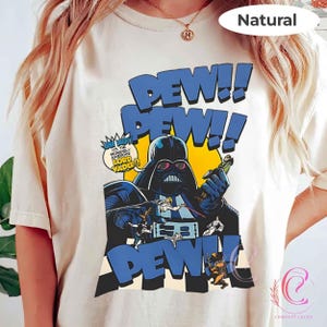 Retro Darth Vader Pew Pew Shirt, Disney Star Wars Galaxy’S Edge Shirts, Magic Kingdom Shirt, Disneyland Family Trip Shirt, Birthday Gift Tee