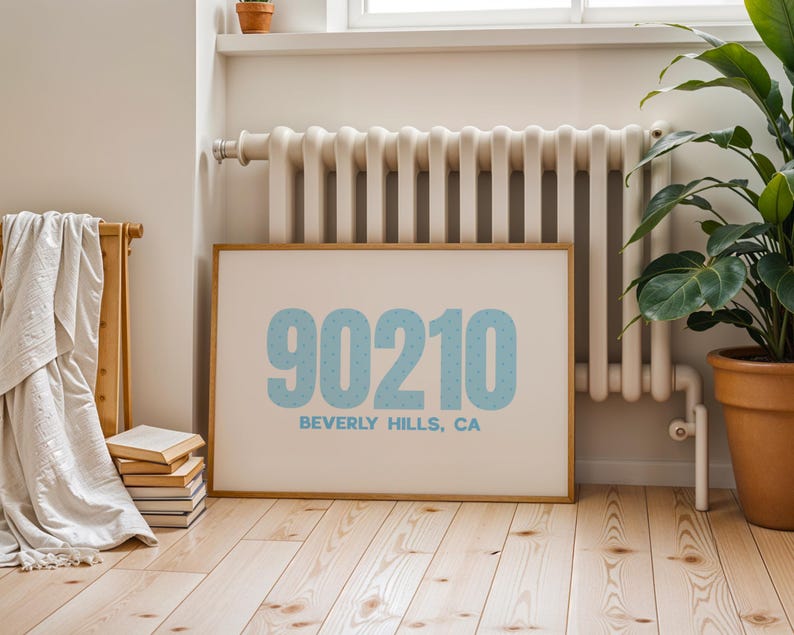 Aangepaste postcodeposter gepersonaliseerde stadsmuurkunst (digitale download) afbeelding 7