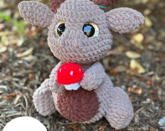 PDF Meadow the woodland creature crochet pattern!