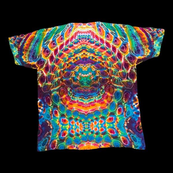Quantum Roll - Chemise tie-dye faite main - Taille L