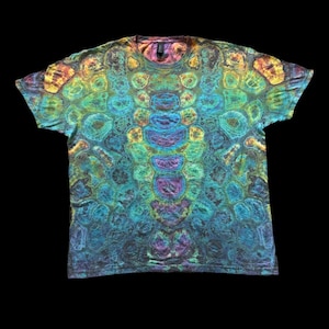 Kenney Style Reverse Dye - Handmade Tie Dye Shirt -  Size XL