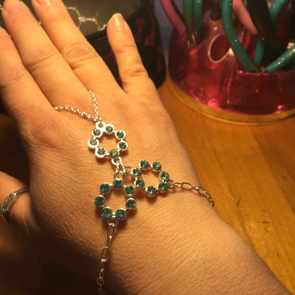 Crystal Blue Slave Bracelet