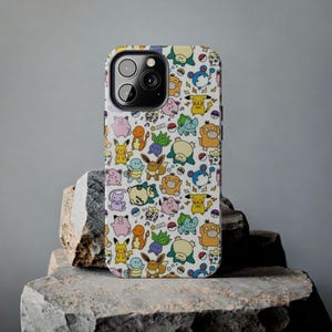 Cute Cartoon Tough Phone Case, Durable Cover for Kids, Anime Fans Gift, Birthday Present, Fun Style Protection