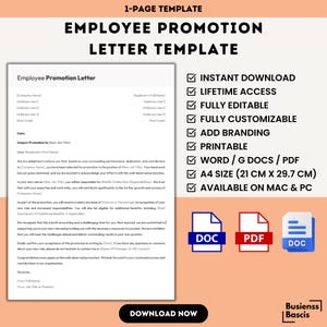 Plantilla de carta de ascenso de empleado, carta de aumento salarial por desempeño, carta de ascenso laboral, carta de progresión profesional, carta de aumento salarial
