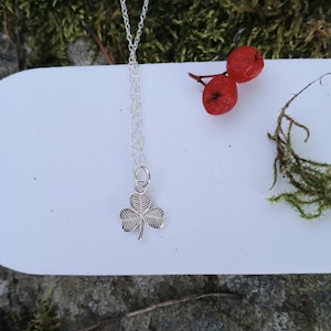 Silver Shamrock necklace. Irish jewellery. Celtic jewellery. Irish gift. Silver jewellery. Silver Necklace. Irish necklace