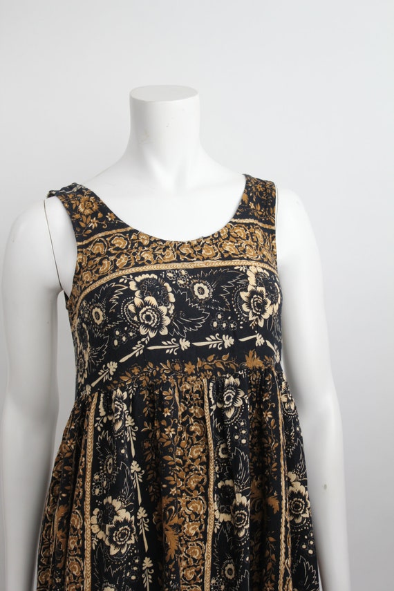 Brenda Babydoll Dress | Vintage Floral Print Rayo… - image 6