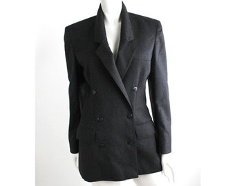 Vintage Jaeger Double Breasted Jacket | 1980s Powersuit Blazer | Made in Great Britain | 4