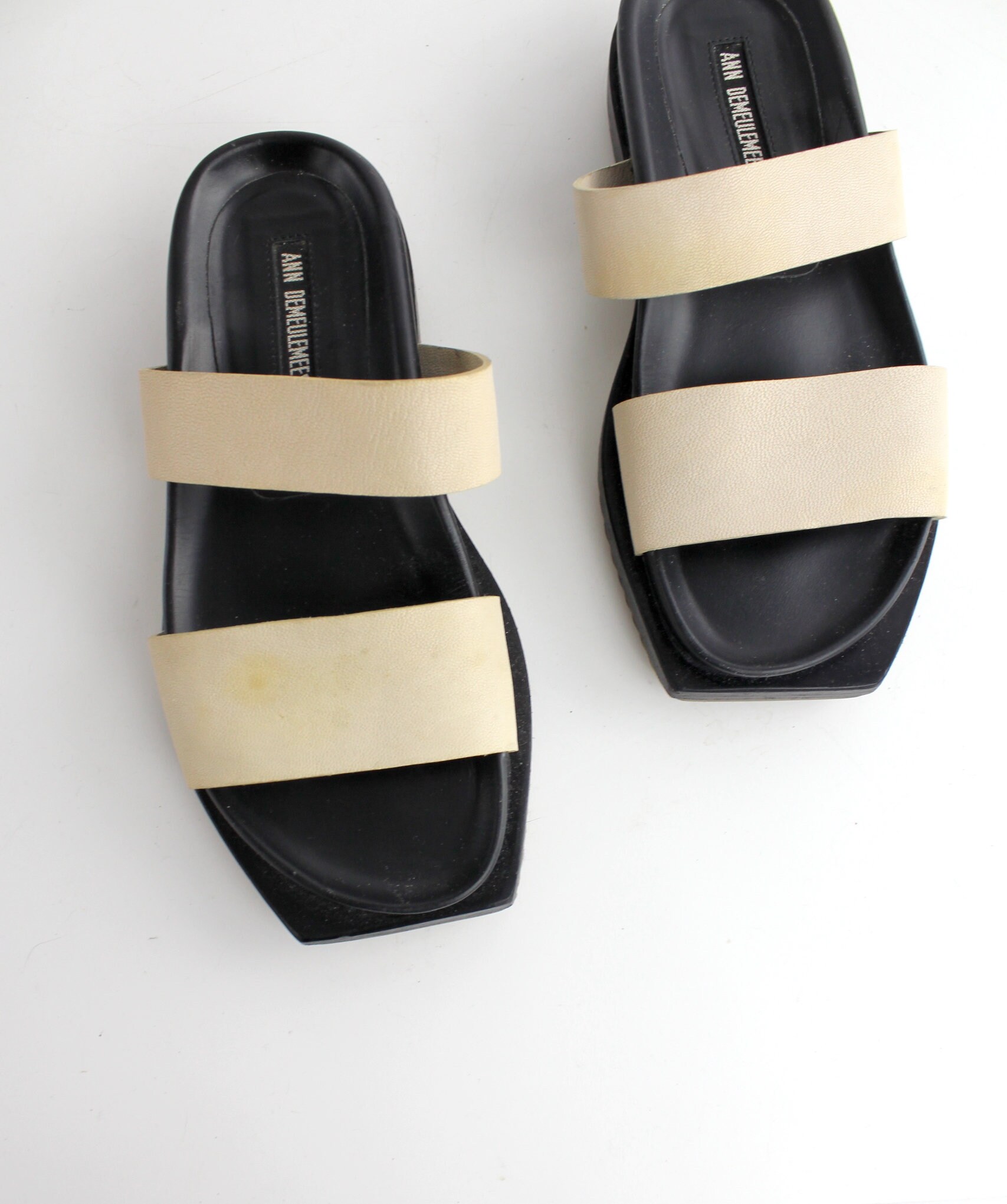 Sz 5 to 5.5 ANN DEMEULEMEESTER Leather Sandals | Minimal