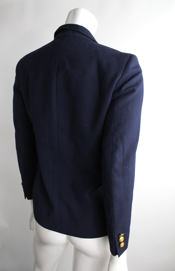 Vintage 1980s Nautical Jacket | Preppy Wool Blend… - image 8