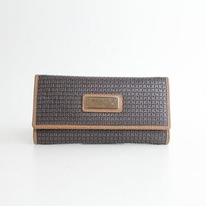 Ted Lapidus Monogram Leather Wallet | Classic Continental Leather Wallet | Vintage 1980s TL Logo Embossed Leather Wallet