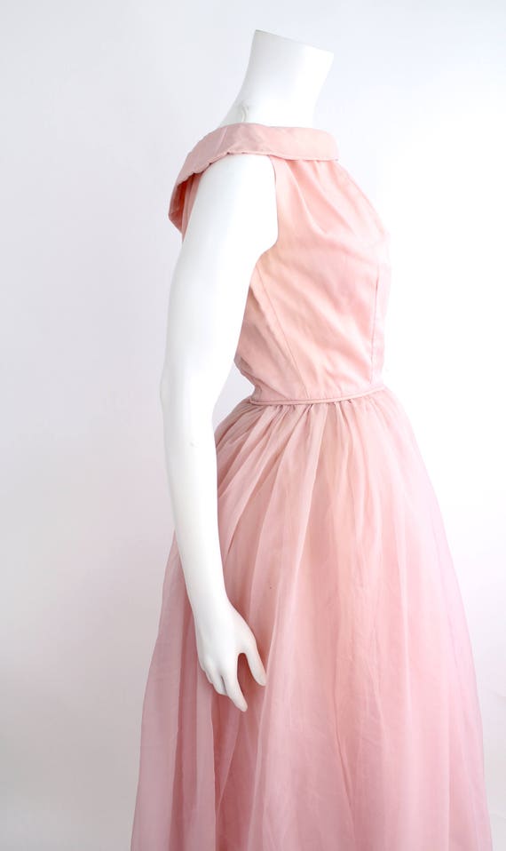 pastel pink party dress