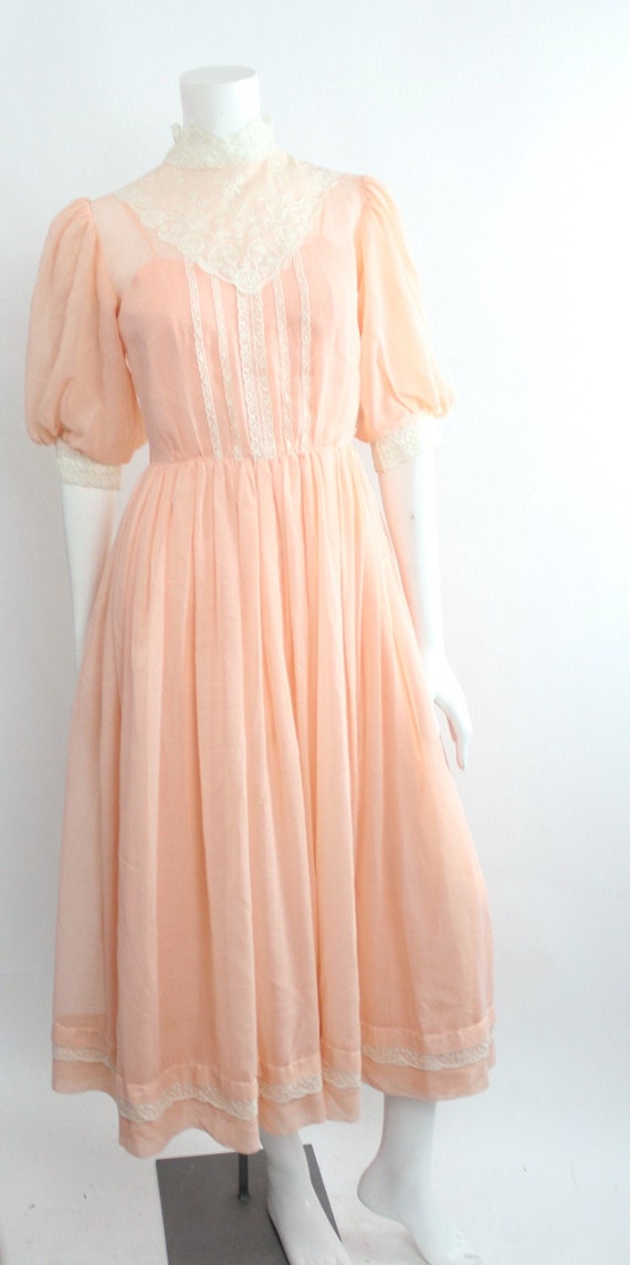 pastel coral dress Pastel Garden Lace A-Line Cami Maxi Dress in Coral for Garden Brunches & Vacation Strolls brown M