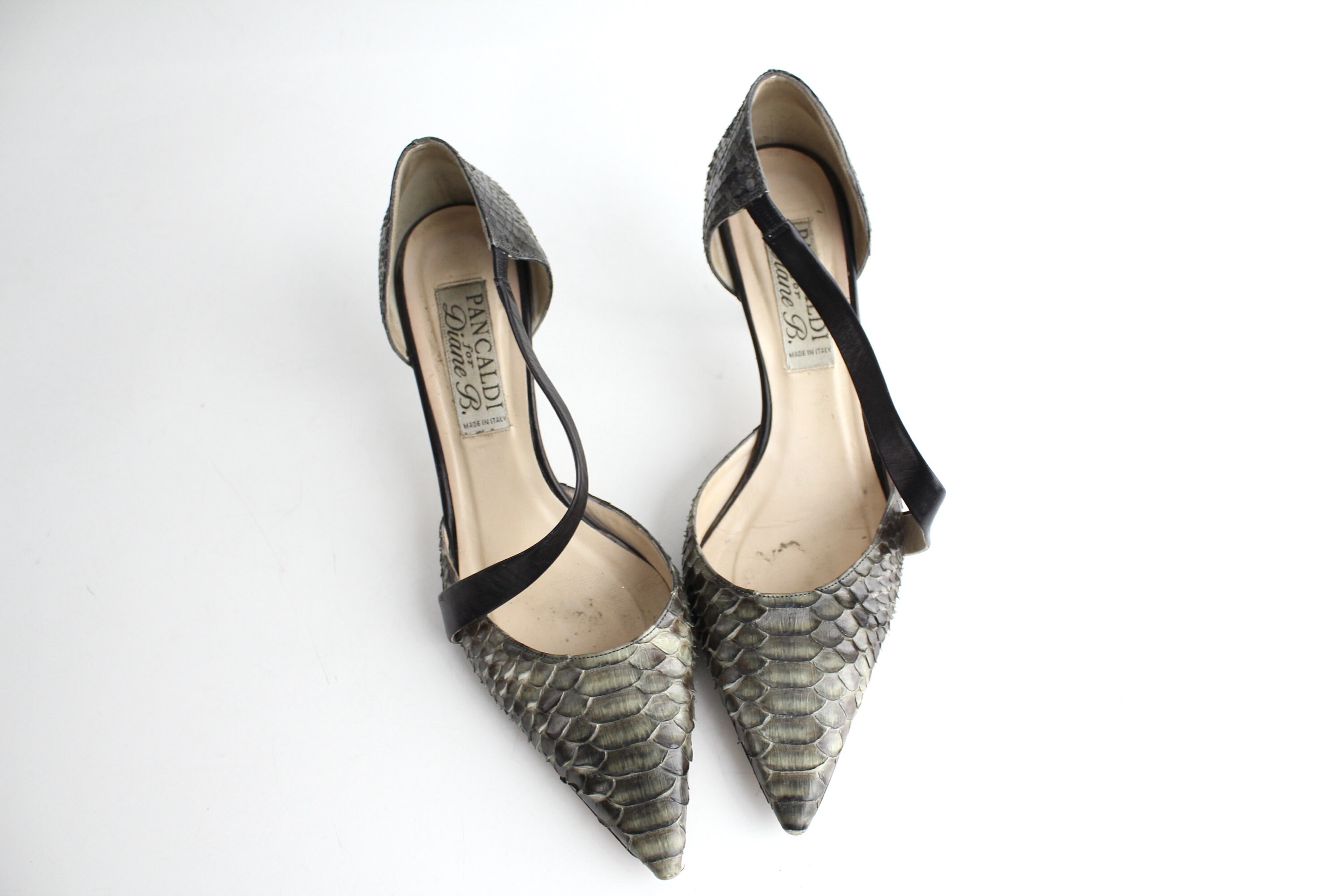 Escarpins Talons Hauts Pancaldi - Noir - Taille 37 - Talon 7 Cm