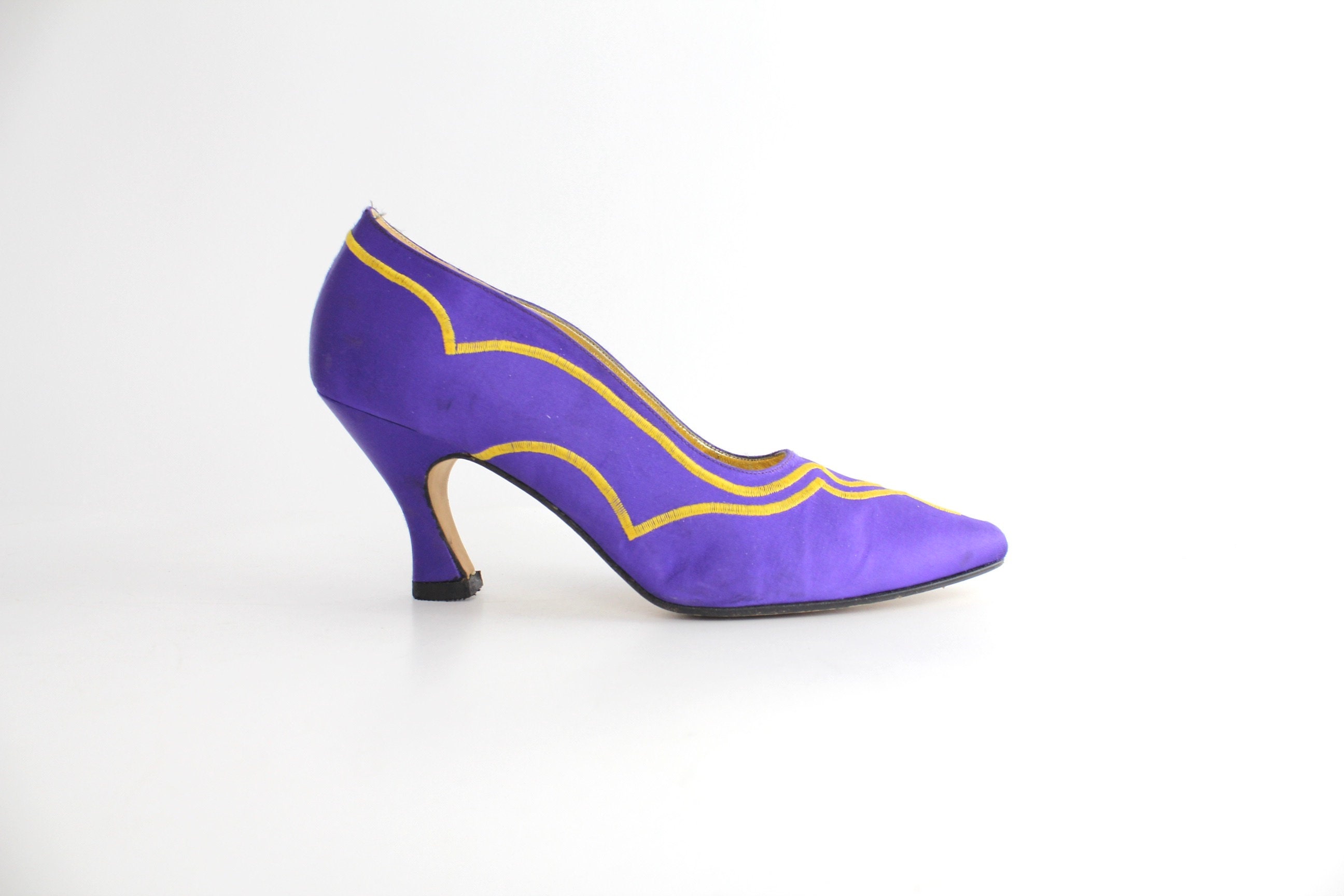 Purple and hotsell gold pump
