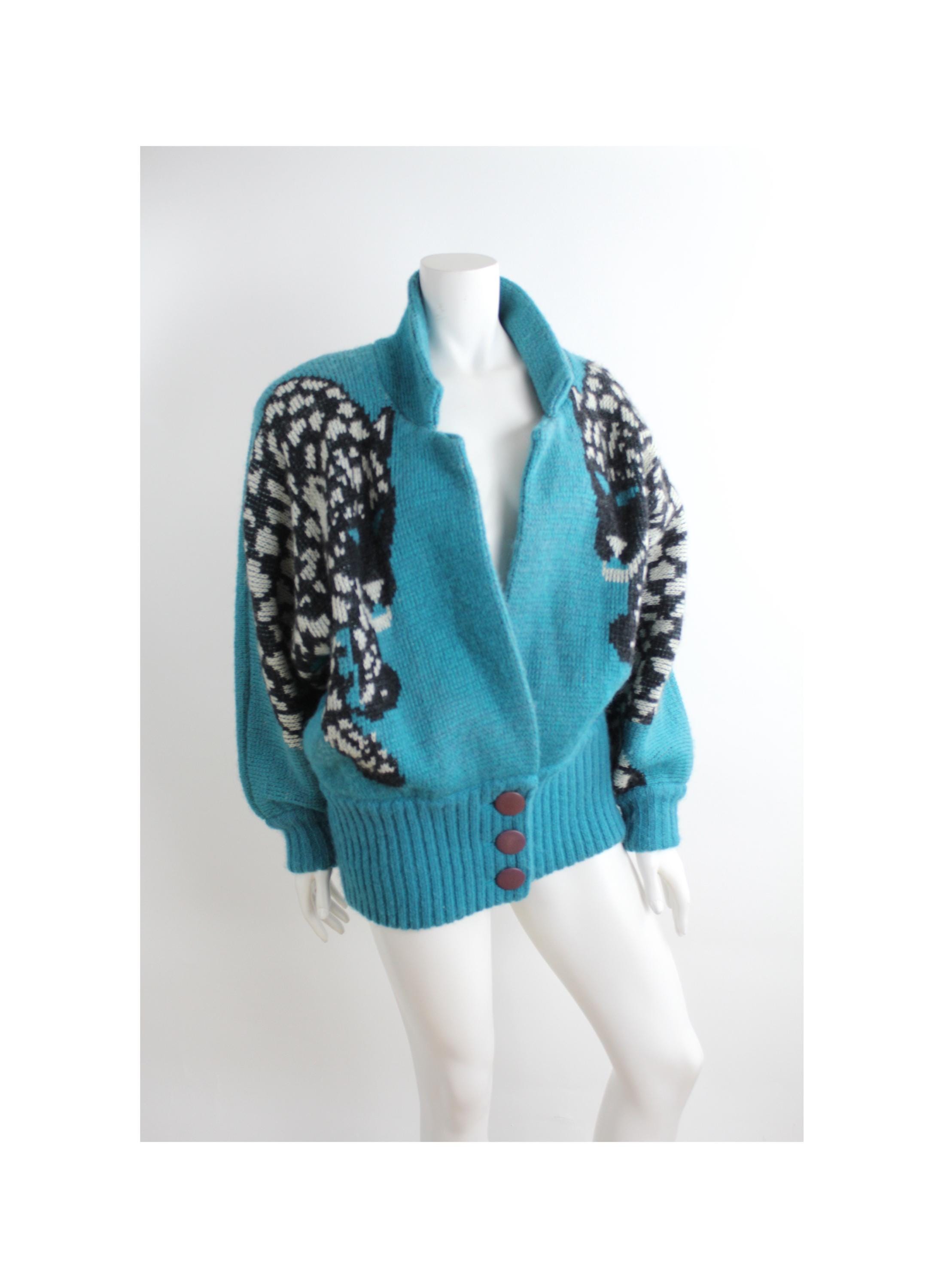 Wild! Vintage Oversized Mohair Cardigan Sweater | Chunky Raglan
