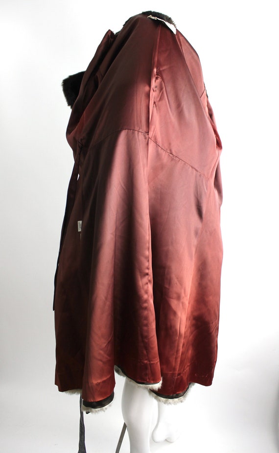 Plush Faux Fur Belted Coat