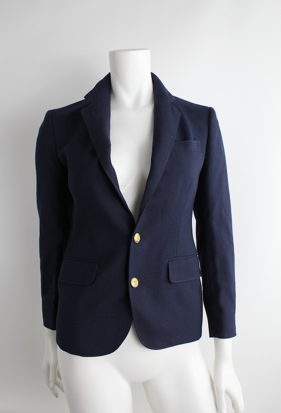 Vintage 1980s Nautical Jacket | Preppy Wool Blend… - image 5