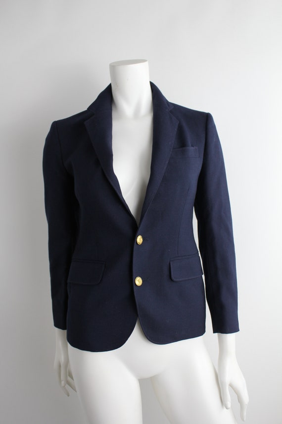 Vintage 1980s Nautical Jacket | Preppy Wool Blend… - image 2