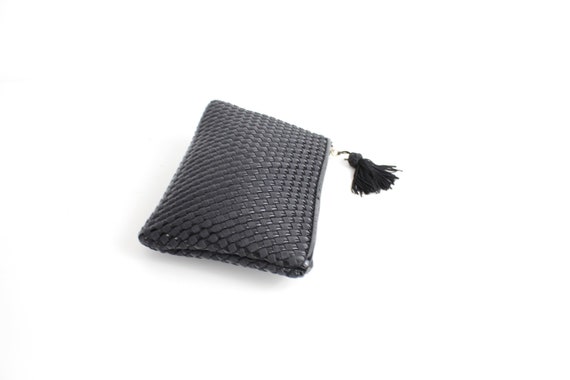 Vintage Intrecciato Leather Sharif Clutch Bag | W… - image 3