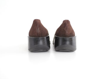 Chaussures Richelieu Robert Clergerie Femme - Cuir Marron Pointure 38.5 (7 US) - Occasion Très Bon état