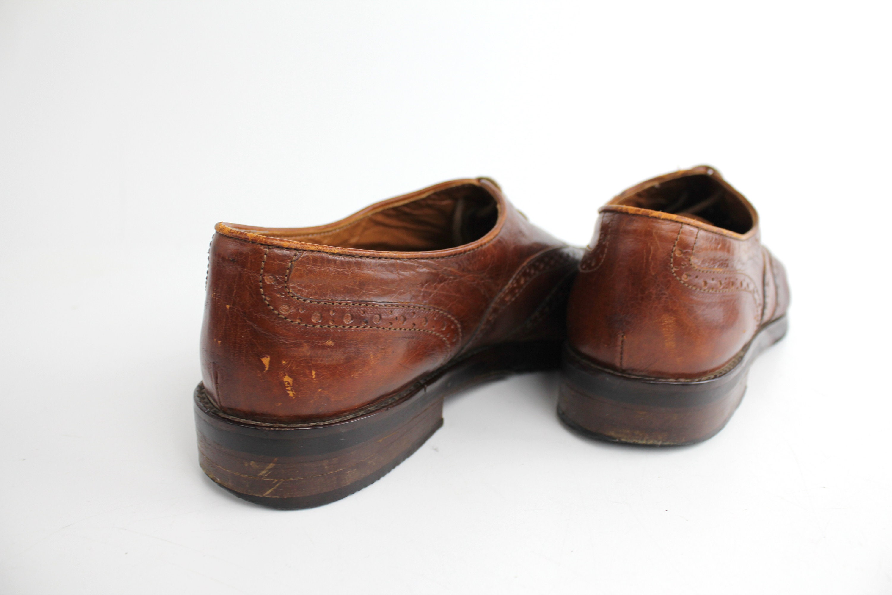 サイズ 9 ～ 9.5 ヴィンテージ ジョーン & デビッド レザー