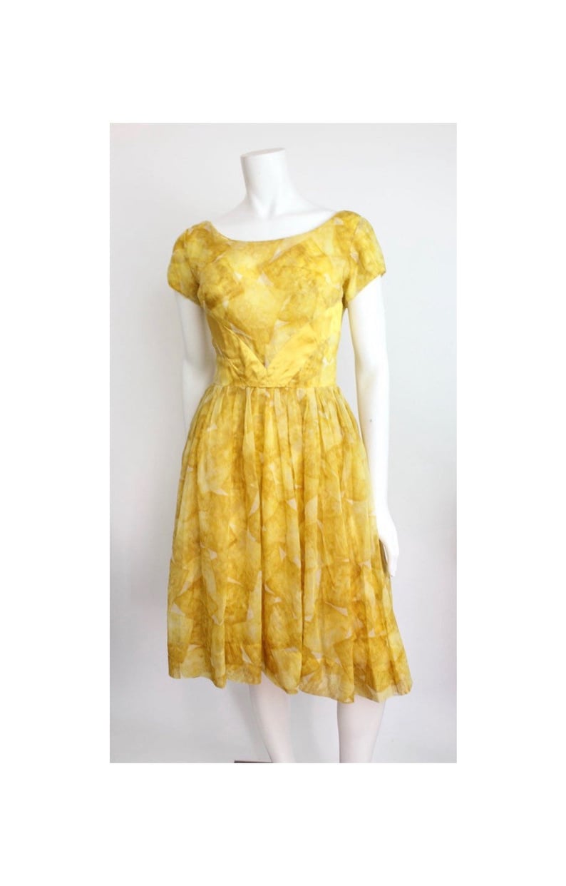 1950s fit and flare dress
