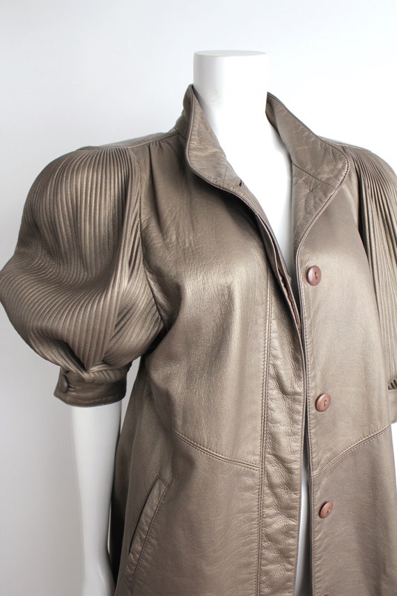 80s collar brace wool bronze