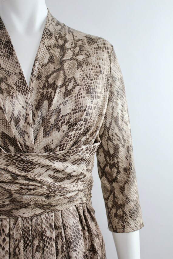 Made in France | Maximalist Snakeskin Print Belte… - image 7