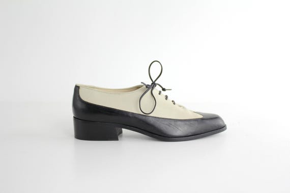 Never Worn Vintage Sz 8.5 Leather Wingtip Shoes | Leather  display picture 1