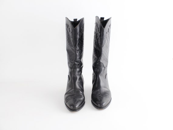 size 7 to 7.5 Vintage Joan & David Leather Boots … - image 3