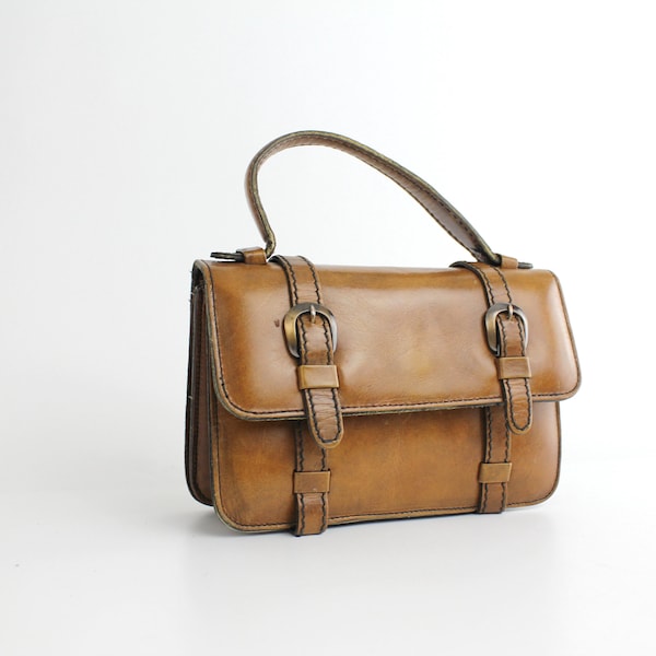 Leather Vintage Bag - Etsy