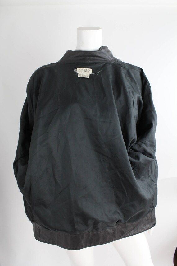 Vintage Avant Garde Leather Jacket Oversized Kimono… Gem