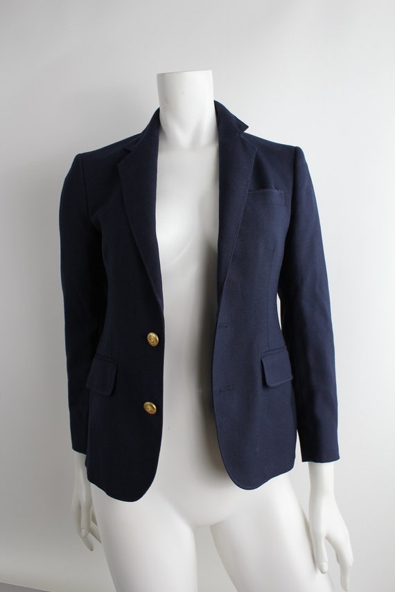 Vintage 1980s Nautical Jacket | Preppy Wool Blend… - image 3