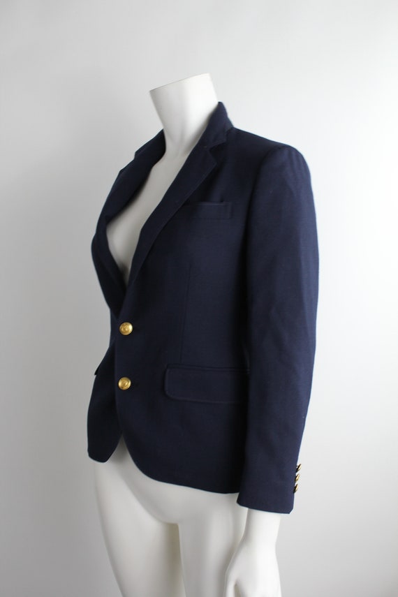 Vintage 1980s Nautical Jacket | Preppy Wool Blend… - image 6