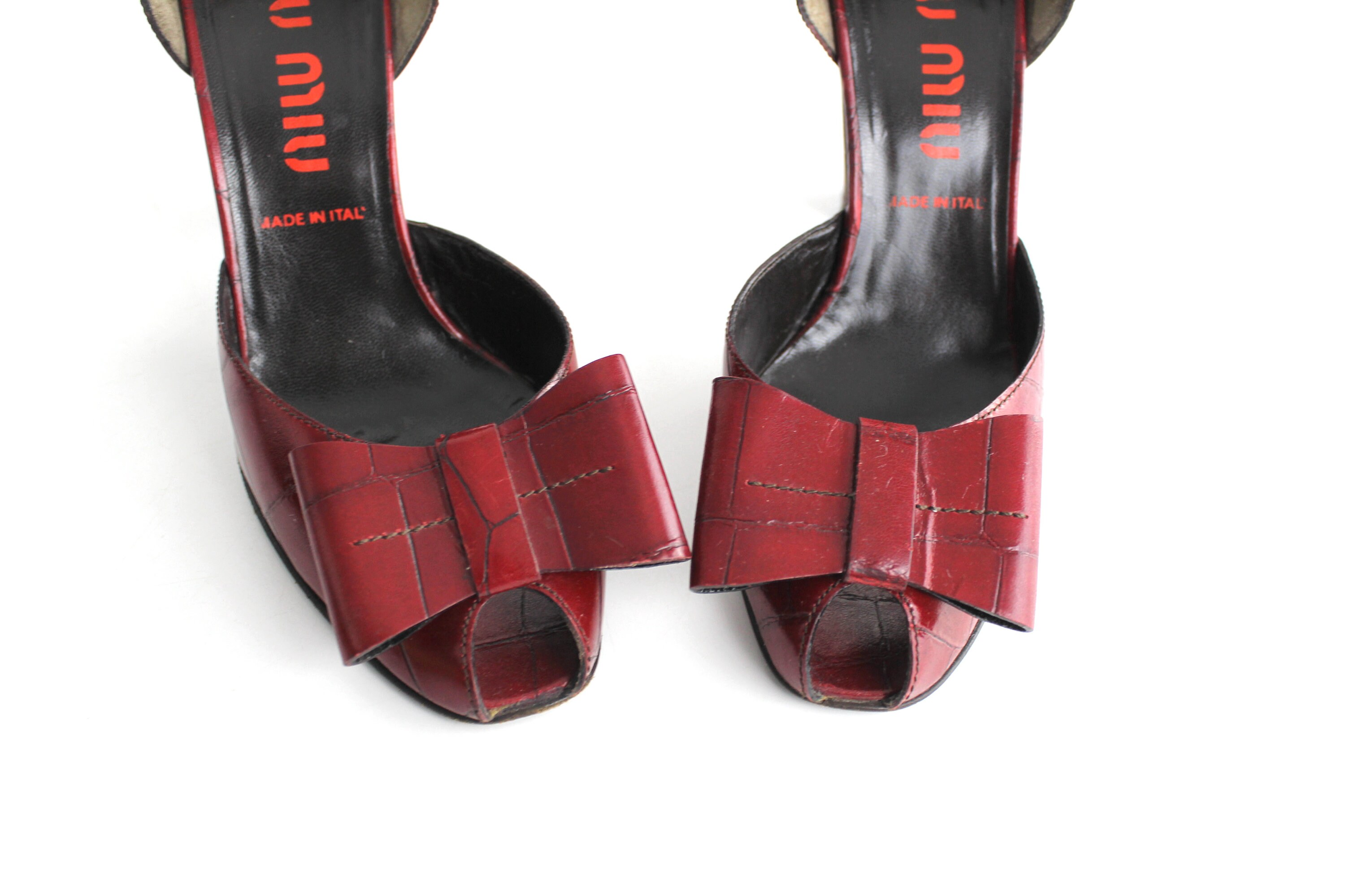 靴 \"miu miu\" pointed toe leather derby MIU MIU Victorian Leather Boots – gothikatelier