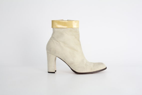 sz 9 Vintage Mod Chelsea Boots | Mod Ankle Boots … - image 5