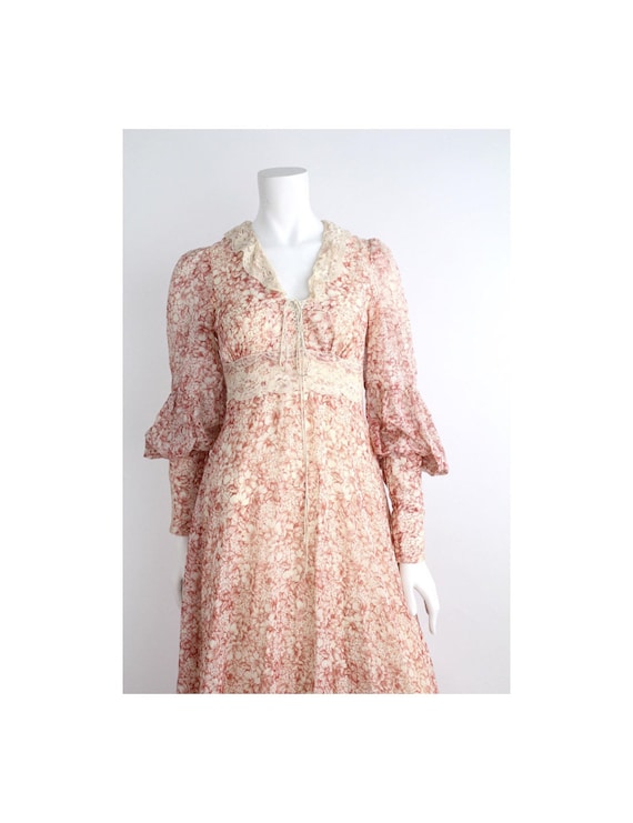 Vintage 1970s Gunne Sax Maxi Dress | Amazing Lace