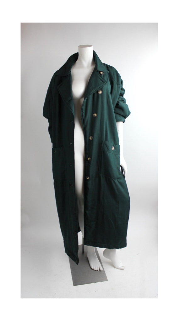Amazing Silk Coat | Vintage 1980s Evergreen Silk O