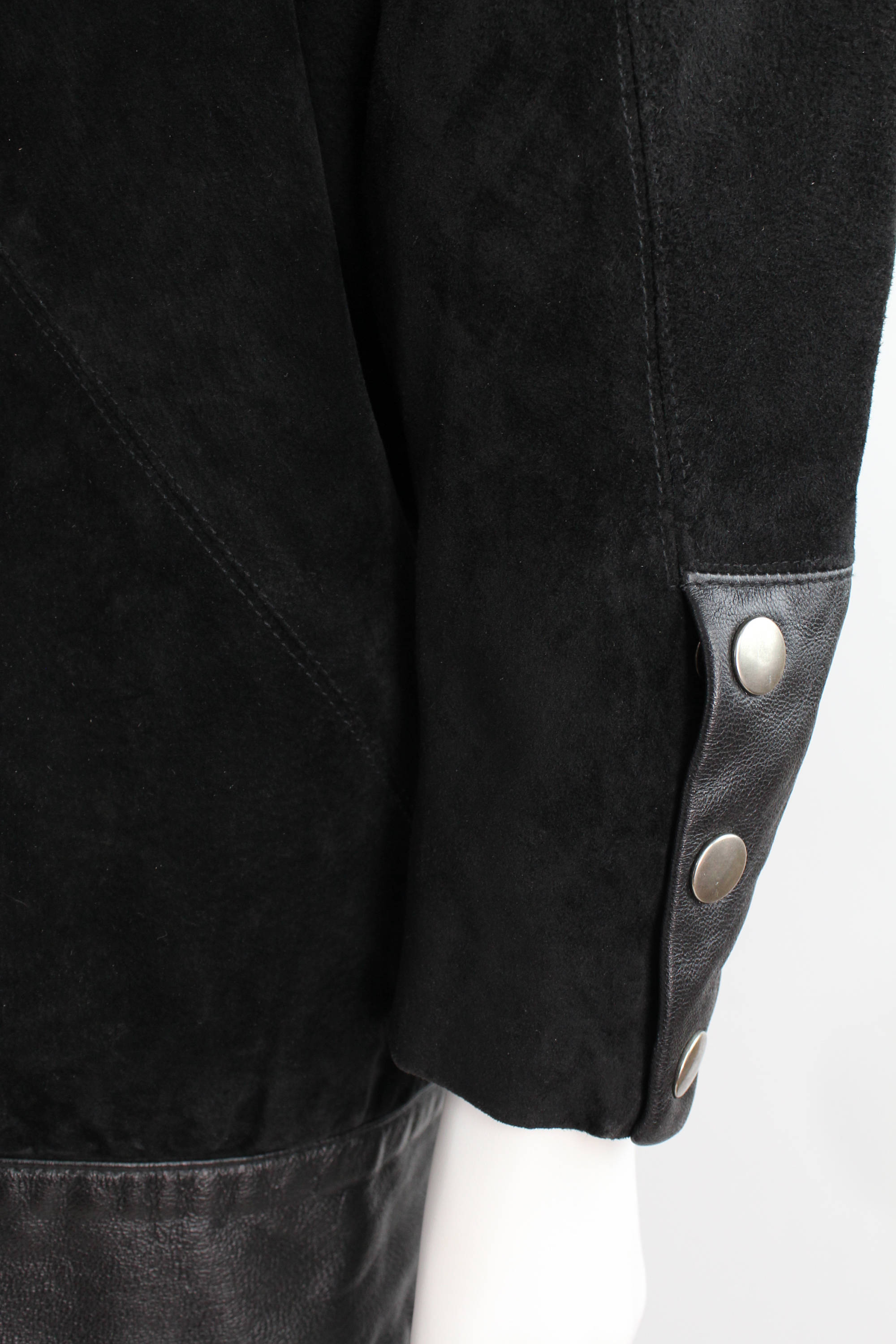 Vintage Avant Garde Leather Jacket Oversized Kimono Sleeve Etsy