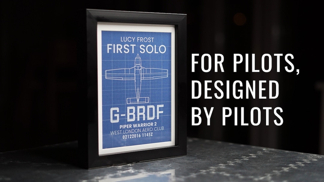 Bespoke Pilot Wall Art - Perfect Custom Gifts for General Aviation and ...
