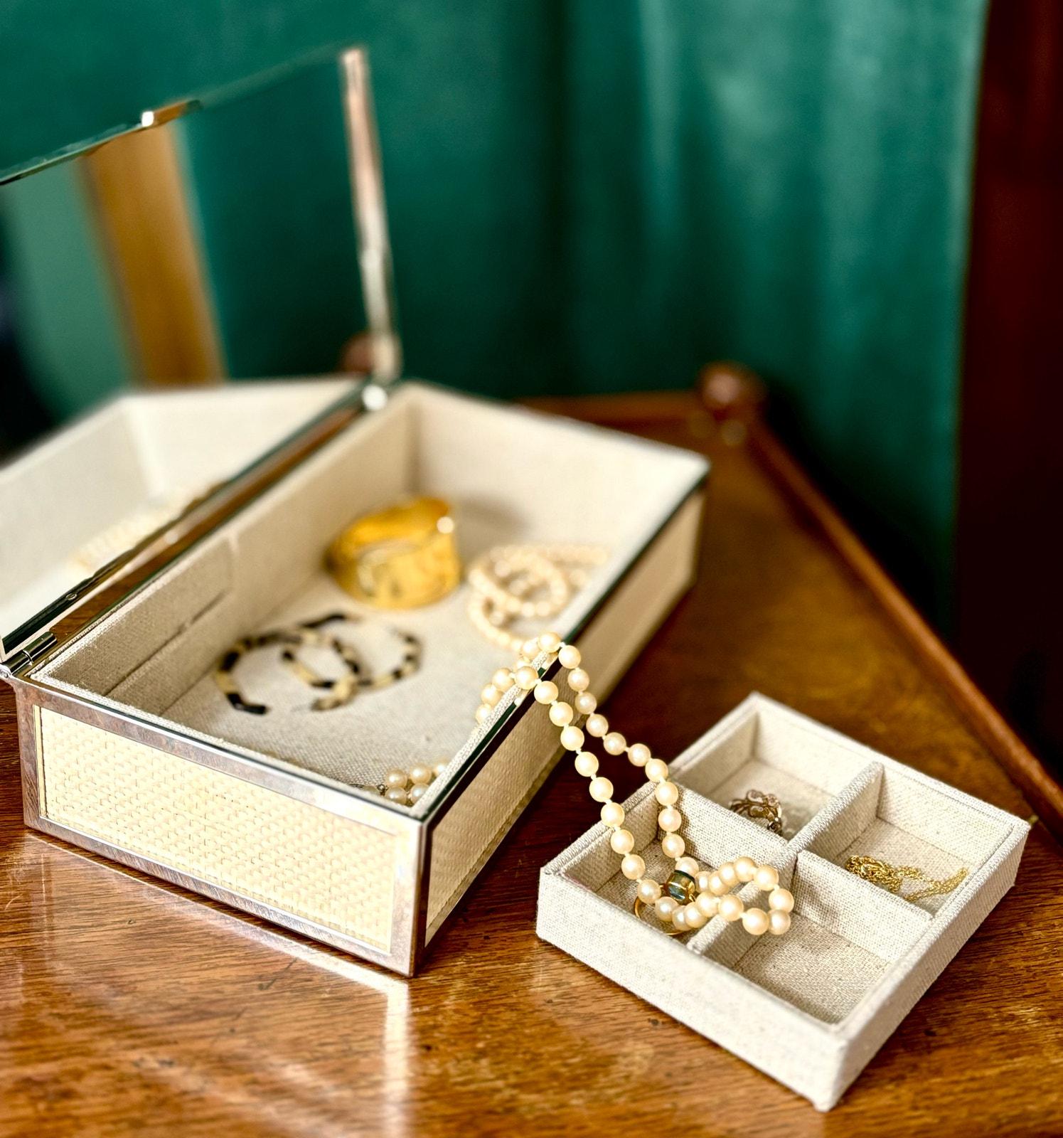 Pottery Barn Jewelry Box - Etsy