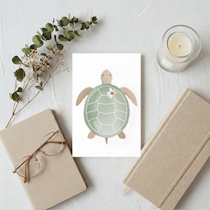 Schildkröte Inspirational Zitat Grußkarte Bookish Druckbare motivierende digitale Karte für Sie Him All Anlass Ermutigung Geschenkidee