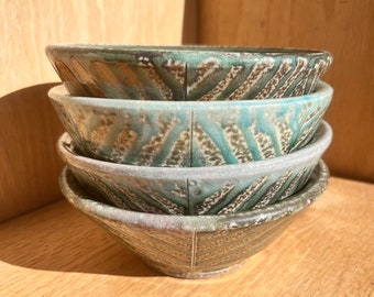 Green Patterned Bowl