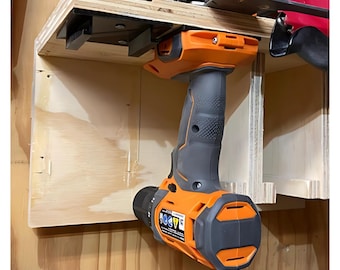 Ridgid 18V Tool Mount: Power Tool Holder, Garage Organizer