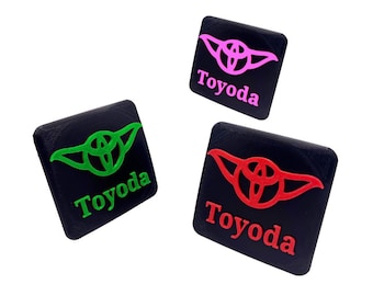 Toyoda Tow Hitch Cover | 2 inch Hitch Plug | Compatible With Toyota 4Runner , Tacoma, TRD, Rav4