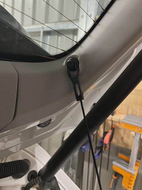 BMW パーセルシェルフフック：カーゴカバー取り付けクリップ交換用（2 